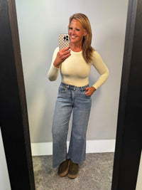 Seamless Essential Long Sleeve Top Ivory