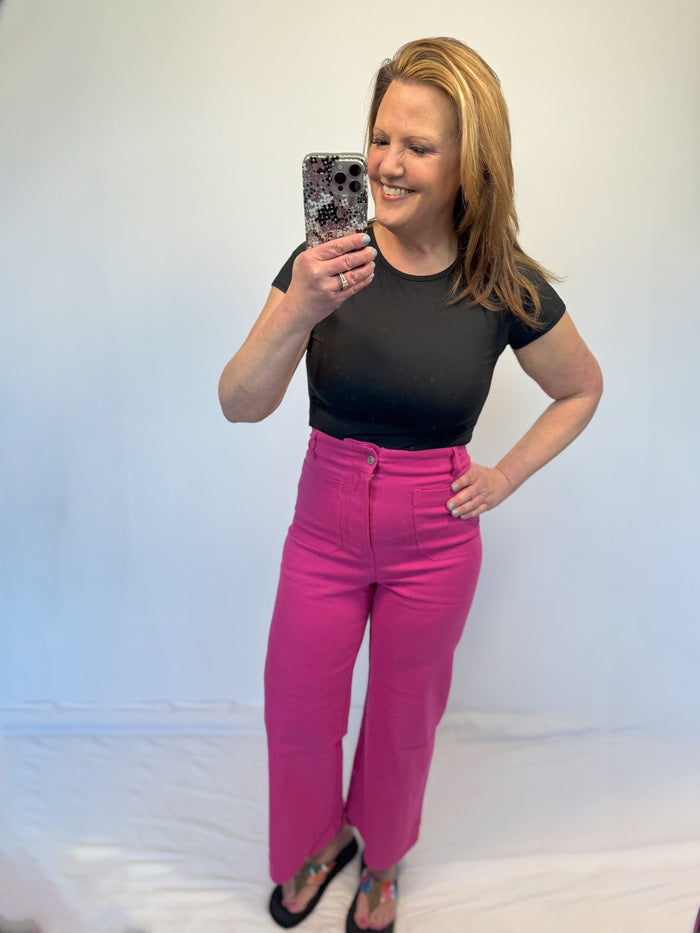 Markley Pants in Hot Pink