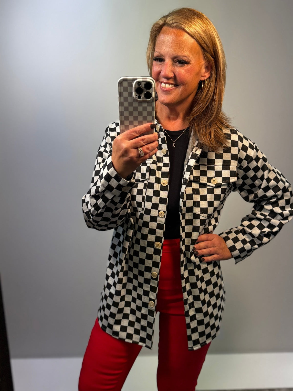 Checkerboard Cutie Jacet