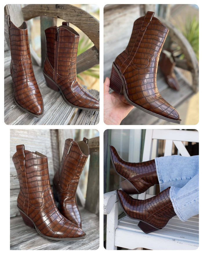 Corky's Croc Boots in Brown