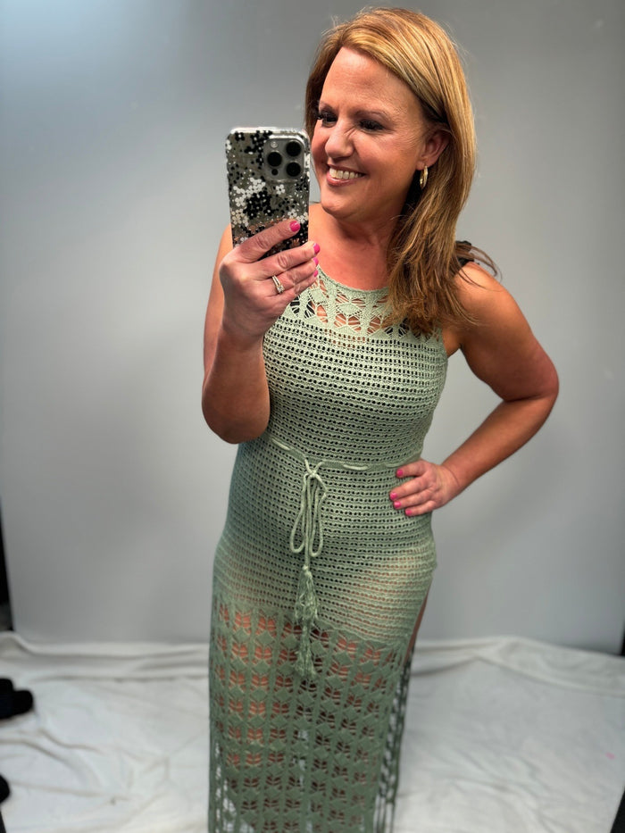 Finn Beach Coverup in Sage