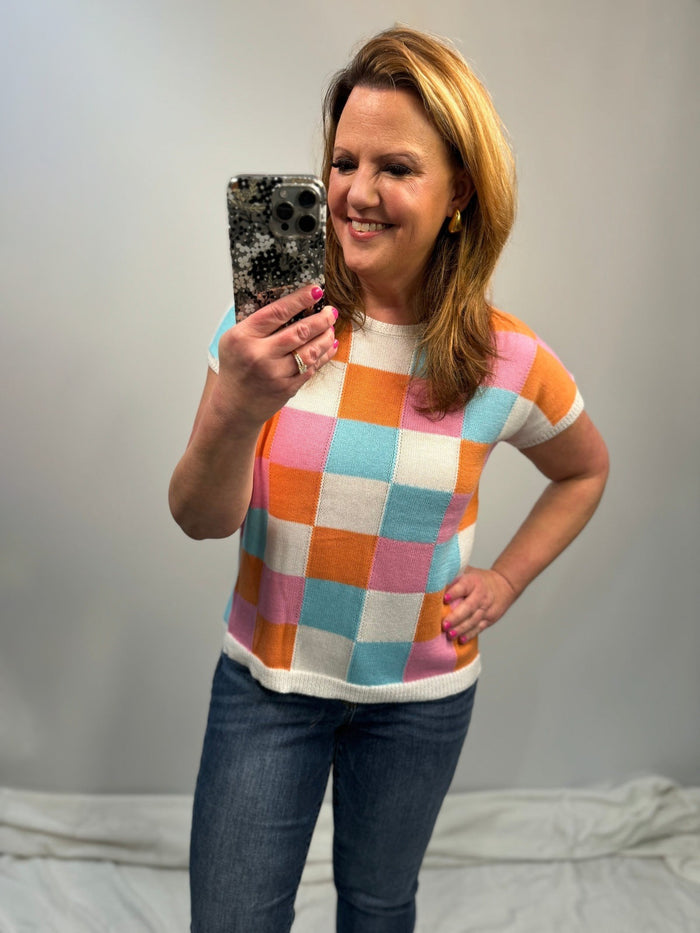 Renee Color Block Sweater