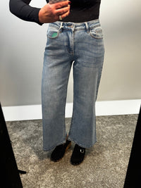 Sydney Wide Leg Crop Flare Jeans
