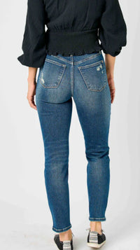 Judy Blue High Waist Slim Fit Dark Wash Jeans