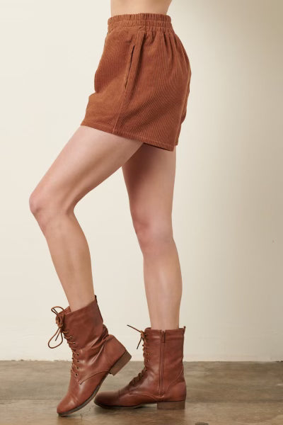McKenzie Shorts in Camel- Mittoshop H70532