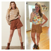 McKenzie Shorts in Camel- Mittoshop H70532