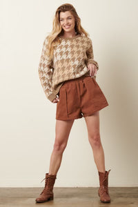 McKenzie Shorts in Camel- Mittoshop H70532