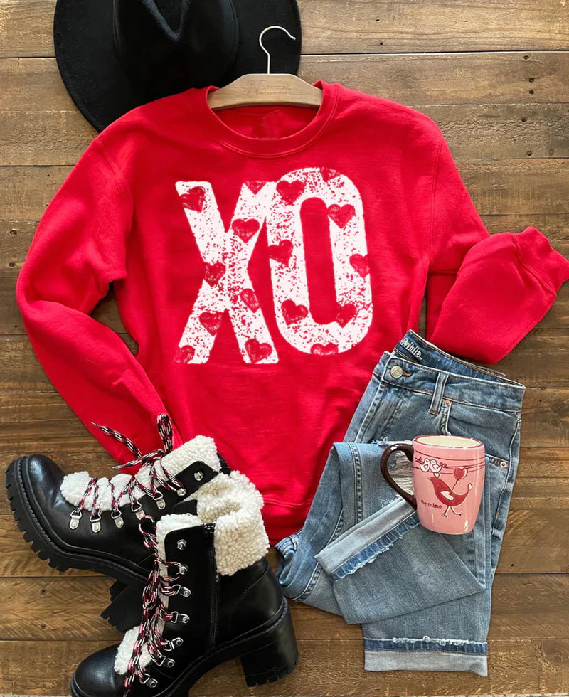 Blakeley Red XO Sweatshirt